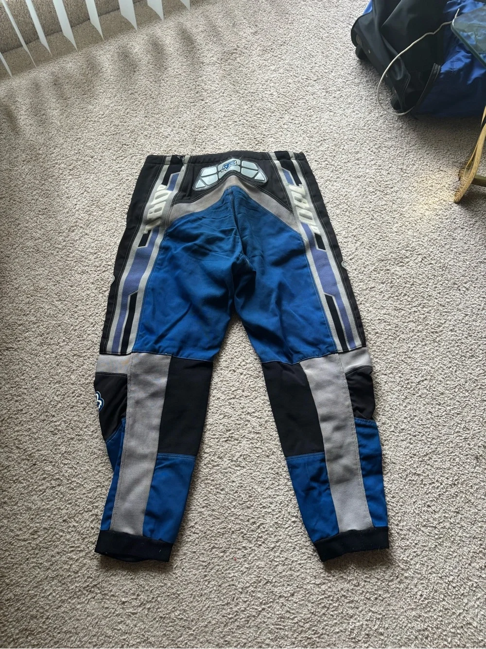 FoxBlue and Black MX Pants size 34